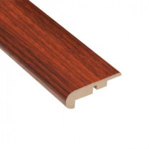 High Gloss Brazilian Cherry 7/16 in. Thick x 2-1/4 in. Wide x 94 in. Length Laminate Stairnose Molding