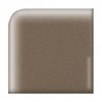 Keystones Unglazed Artisan Brown 2 in. x 2 in. Porcelain Round Outside Corner Floor and Wall Tile