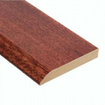 High Gloss Santos Mahogany 1/2 in. Thick x 3 1/2 in. Width x 94 in. Length Hardwood Wall Base Molding