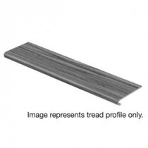 Grey Oak 94 in. Length x 12-1/8 in. Deep x 1-11/16 in. Height Laminate to Cover Stairs 1 in. Thick